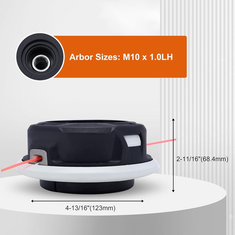 Savior C26-2 Trimmer Head for Stihl FS55 FS55R FS56 FS56RC FS70 FS70R FS80 FS85 FS90 FS90R FS91 FS120 FS130 4002 710 2169 String Trimmer Dual Line Weed Eater Head Brushucutters - Image 3